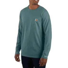 104617 - Carhartt force® relaxed fit midweight long-sleeve pocket t-shirt - Sea Pine