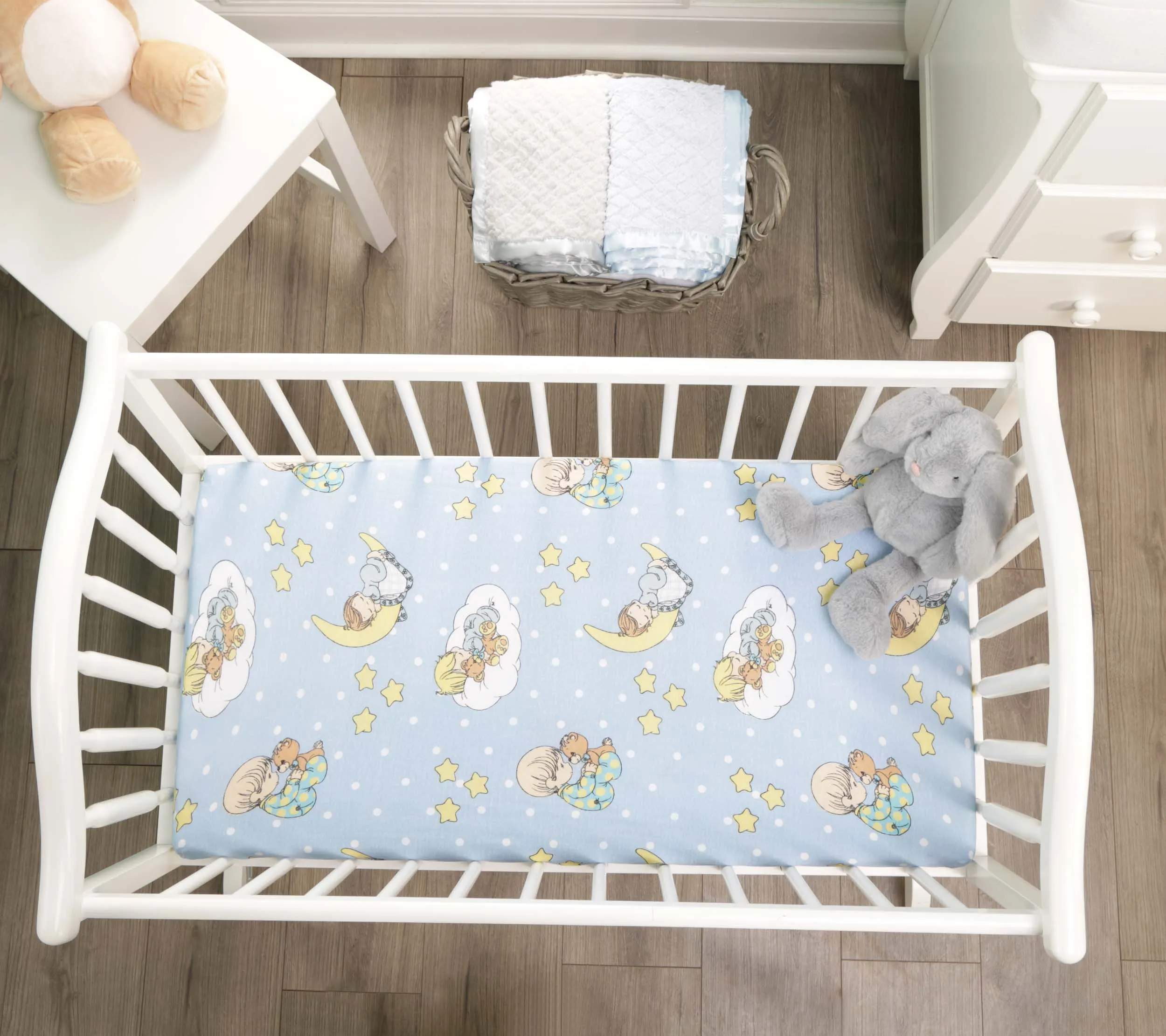 2 Pack Cradle Sheet Set - Precious Moments Boys