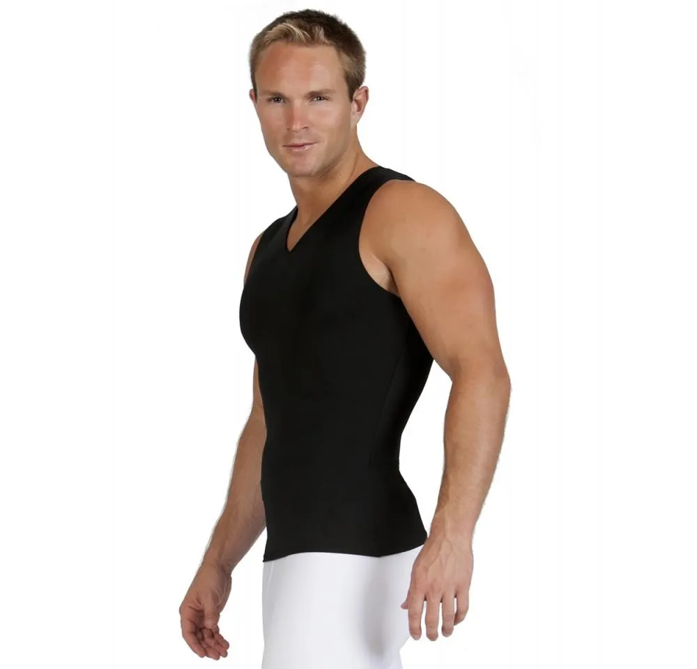 3 Pack Insta Slim High Compression Sleeveless V-Neck Tank ISVS00N3