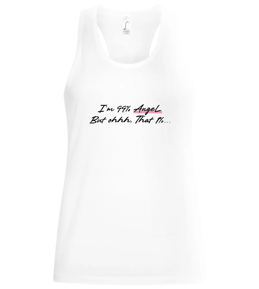 99% Angel Design - Basic women's tank top