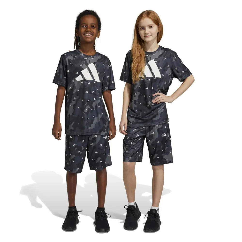 adidas Train Essentials Seasonal Aeroready All Over Print Regular Fit Kid's Shorts