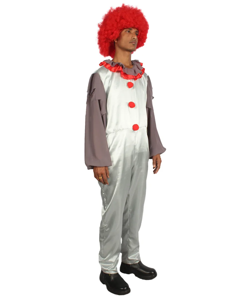 Adult Men's Clown Costume | Multicolor Cosplay Costume