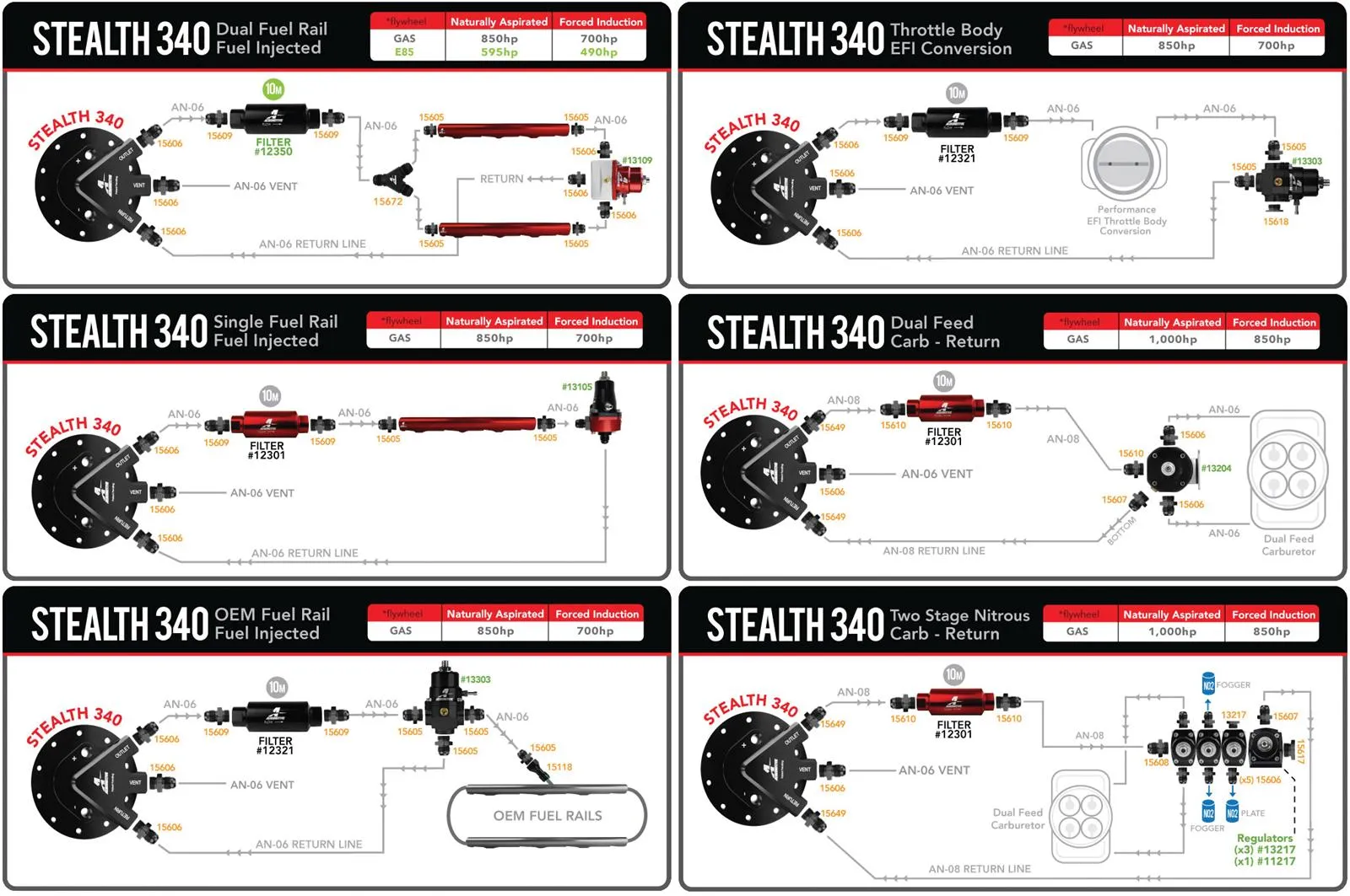 Aeromotive 340 Stealth Fuel Tanks 18344