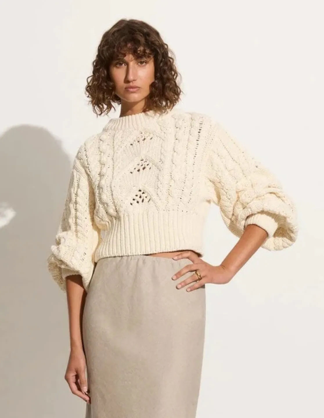 Alanna Knit Sweater - Off White