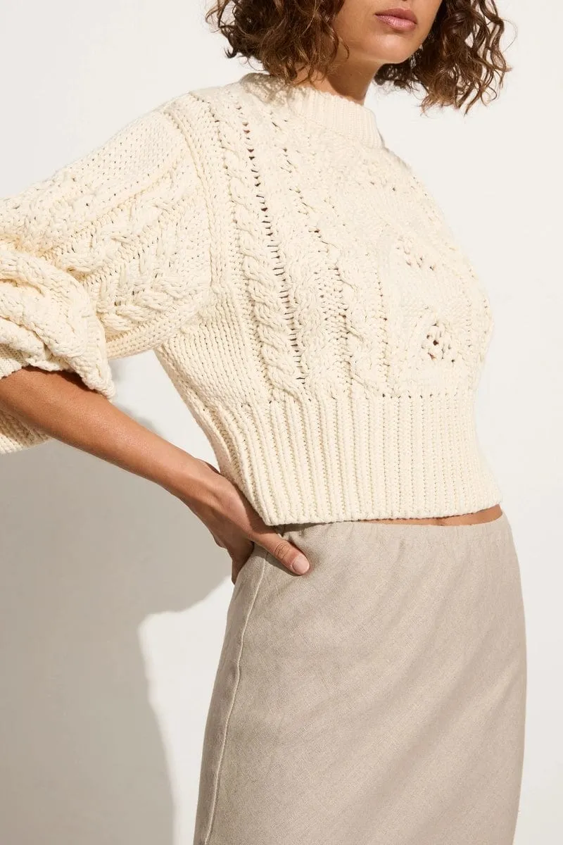 Alanna Knit Sweater - Off White