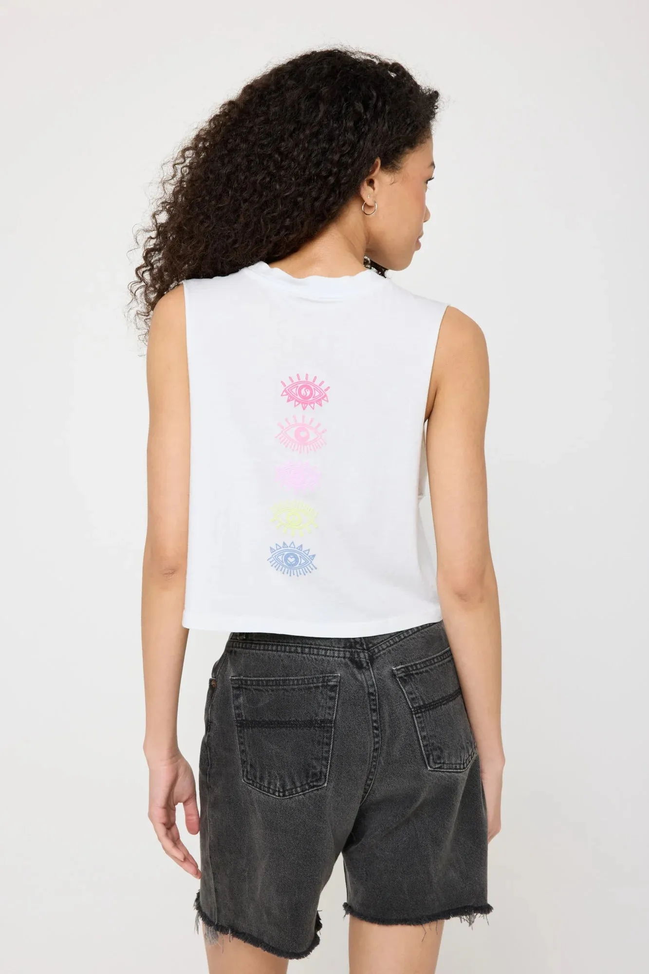 All Eyes | Callie Crop Tank