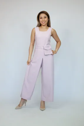 Ally Jumpsuit With Belt Pocket