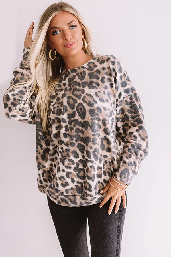 Almost Famous Leopard Sweater