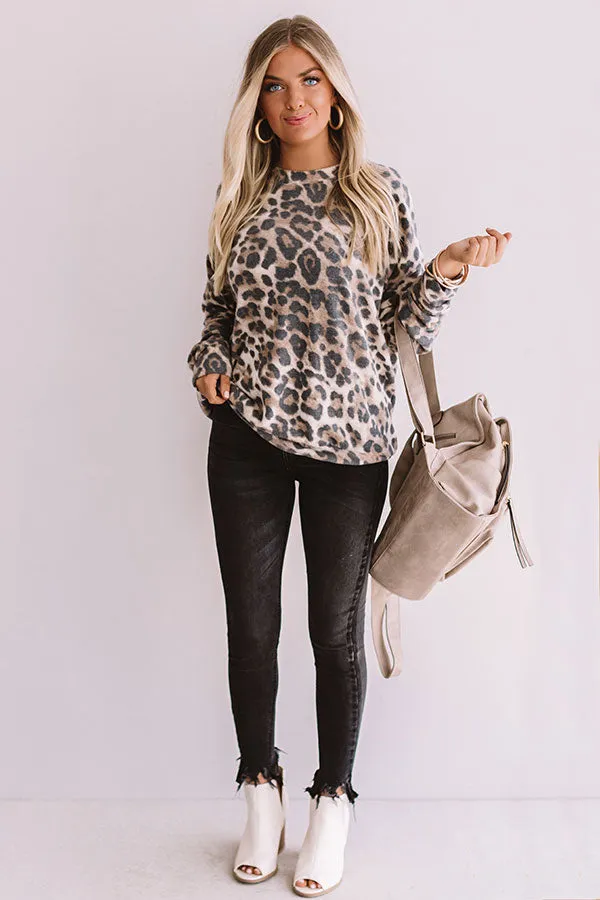 Almost Famous Leopard Sweater