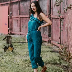 Amelia Jumpsuit | Emerald - Ethically Made