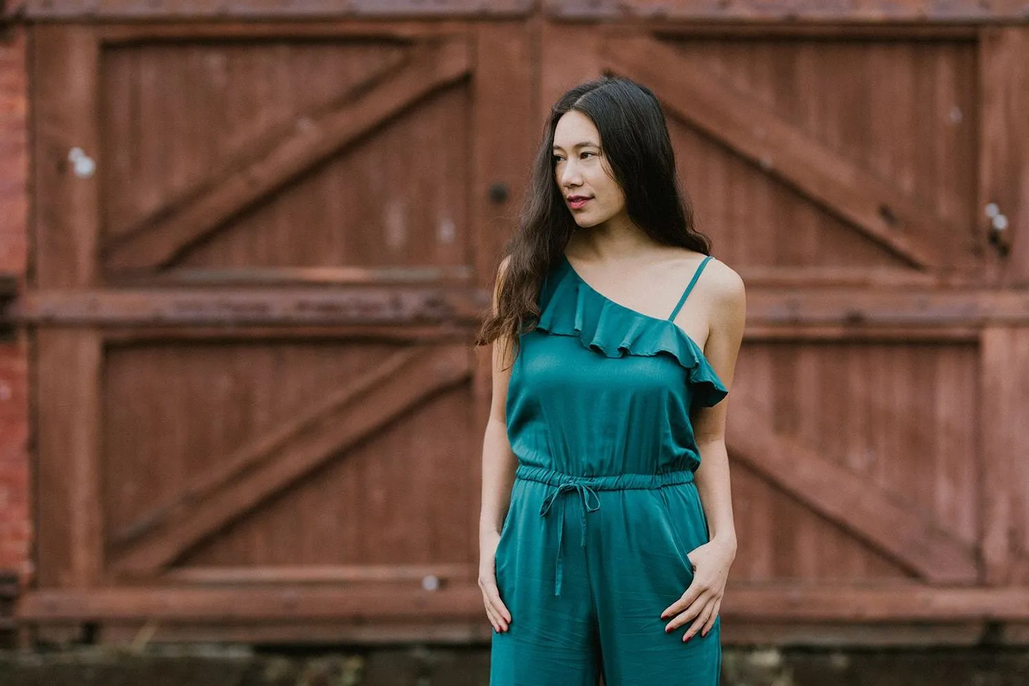 Amelia Jumpsuit | Emerald - Ethically Made