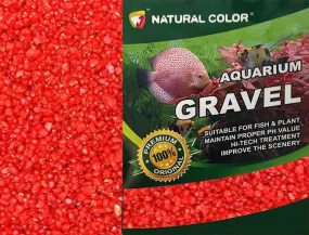 Aquarium Fish Tank Red Gravel 4 - 6mm 2kg