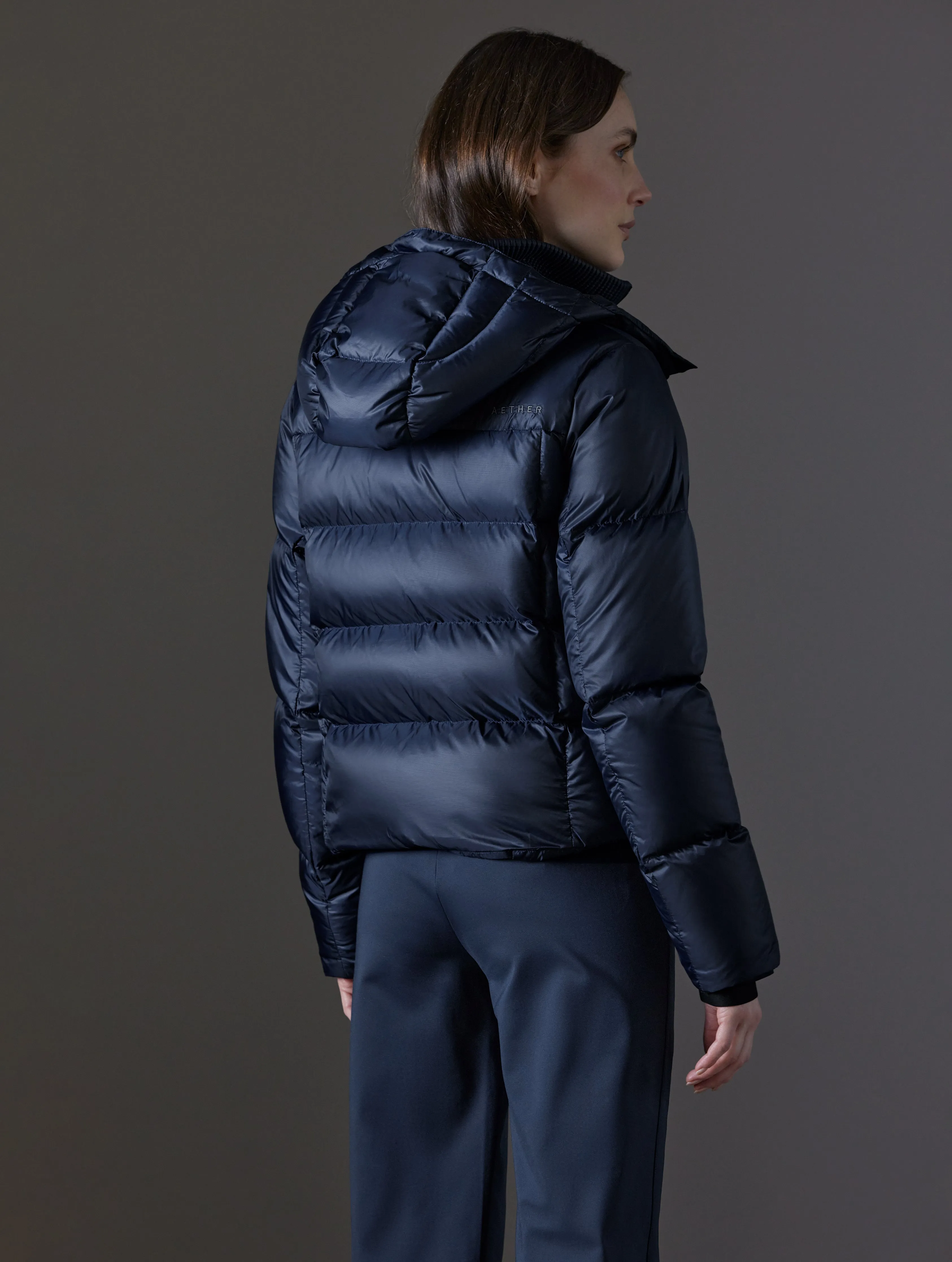 Aura Puffer Jacket - Total Eclipse