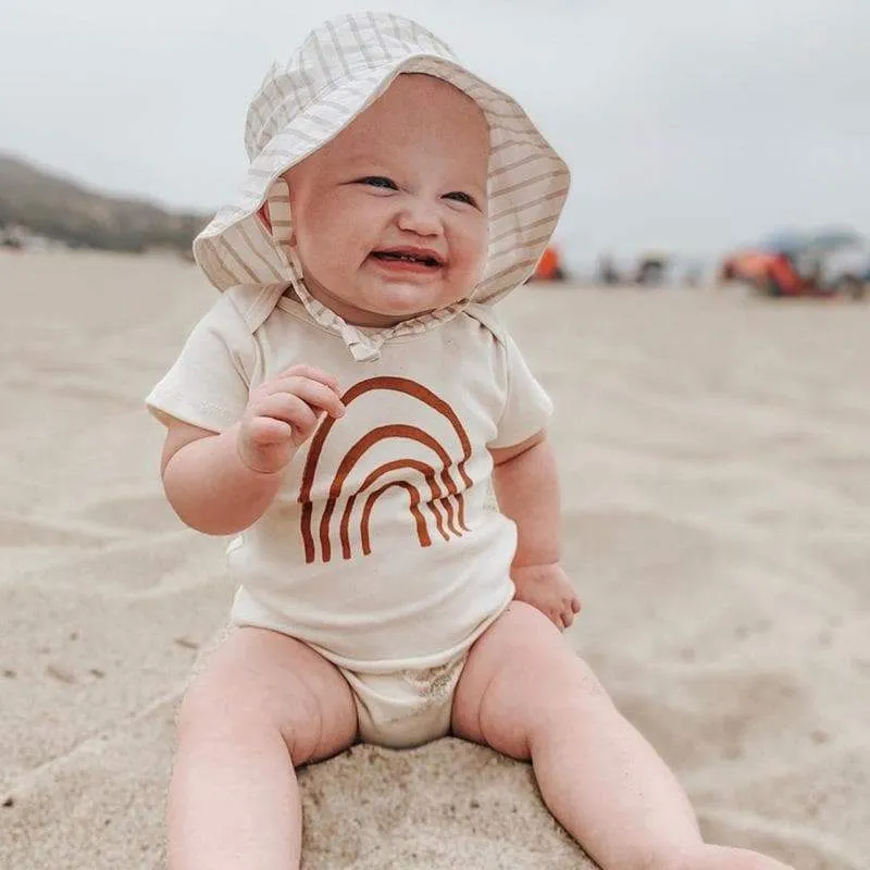 Baby's Rainbow Pattern Design Jumpsuit