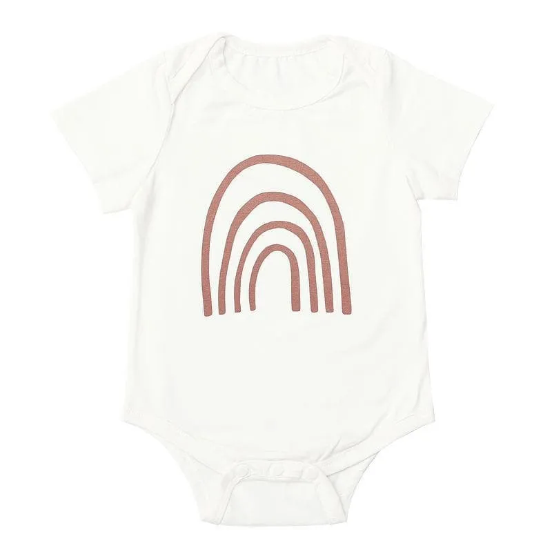 Baby's Rainbow Pattern Design Jumpsuit