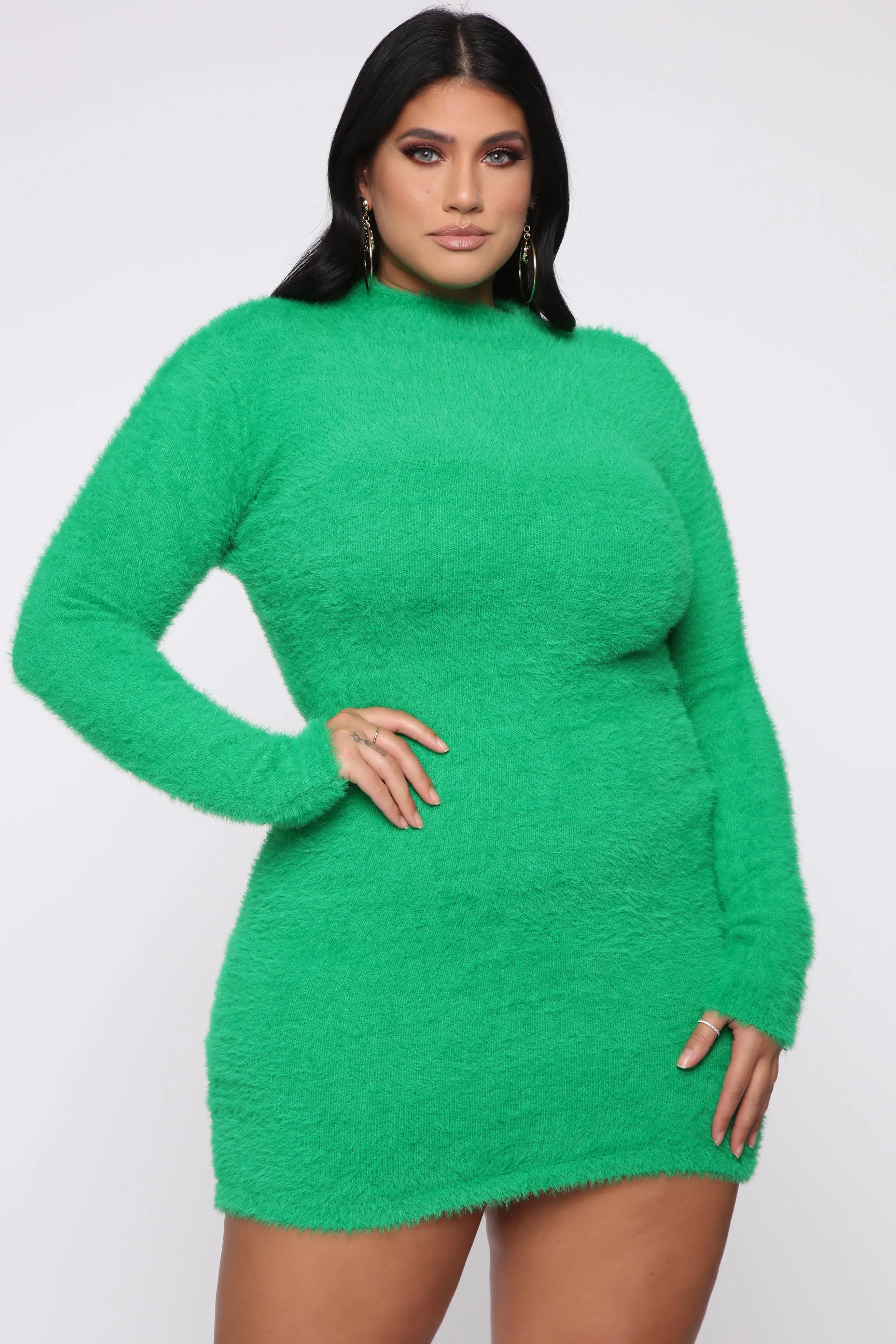 Beverly Hills Babe Dress - Kellygreen