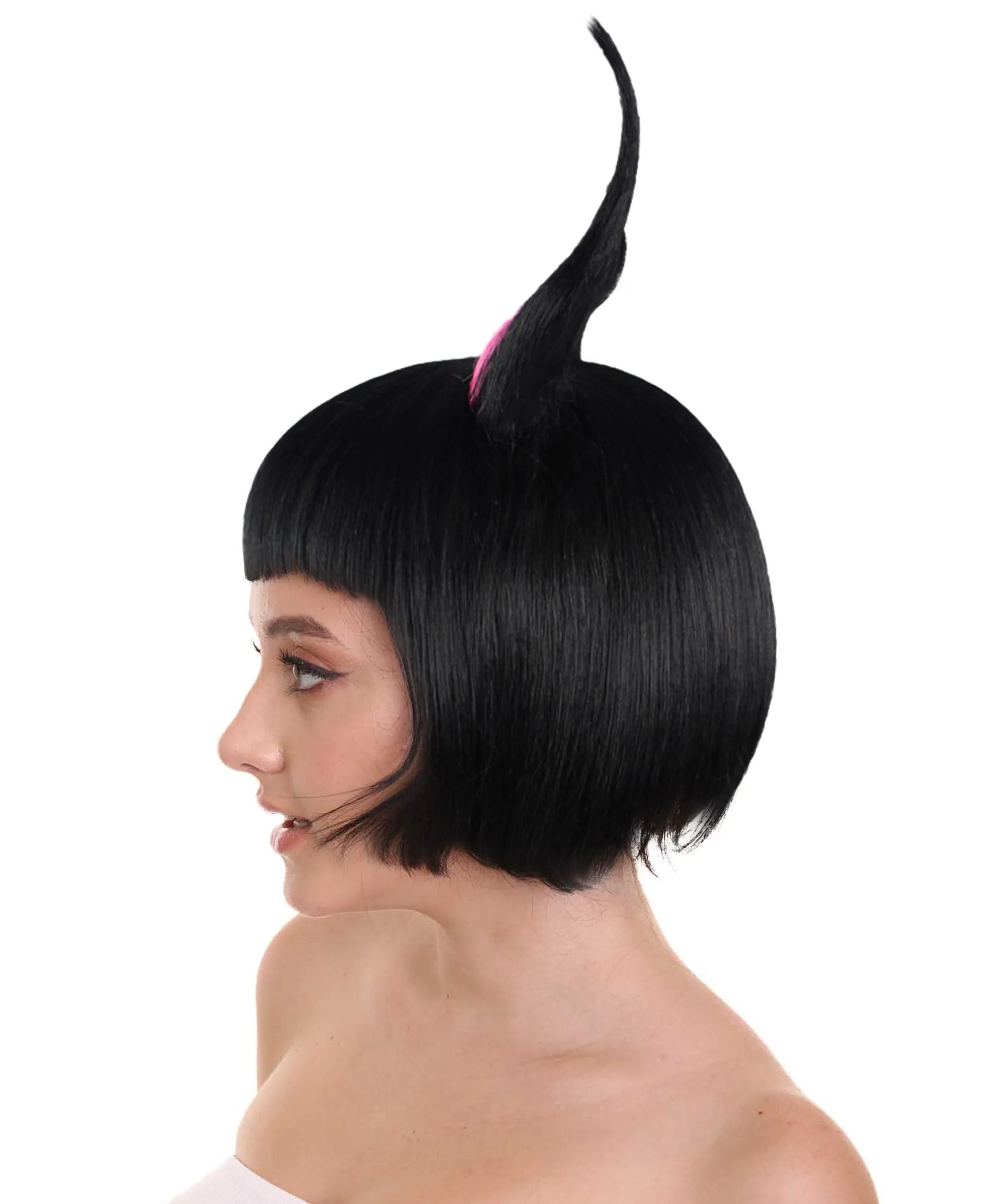 Black Bunny Womens Wig | Easter Cosplay Halloween Wig | Premium Breathable Capless Cap