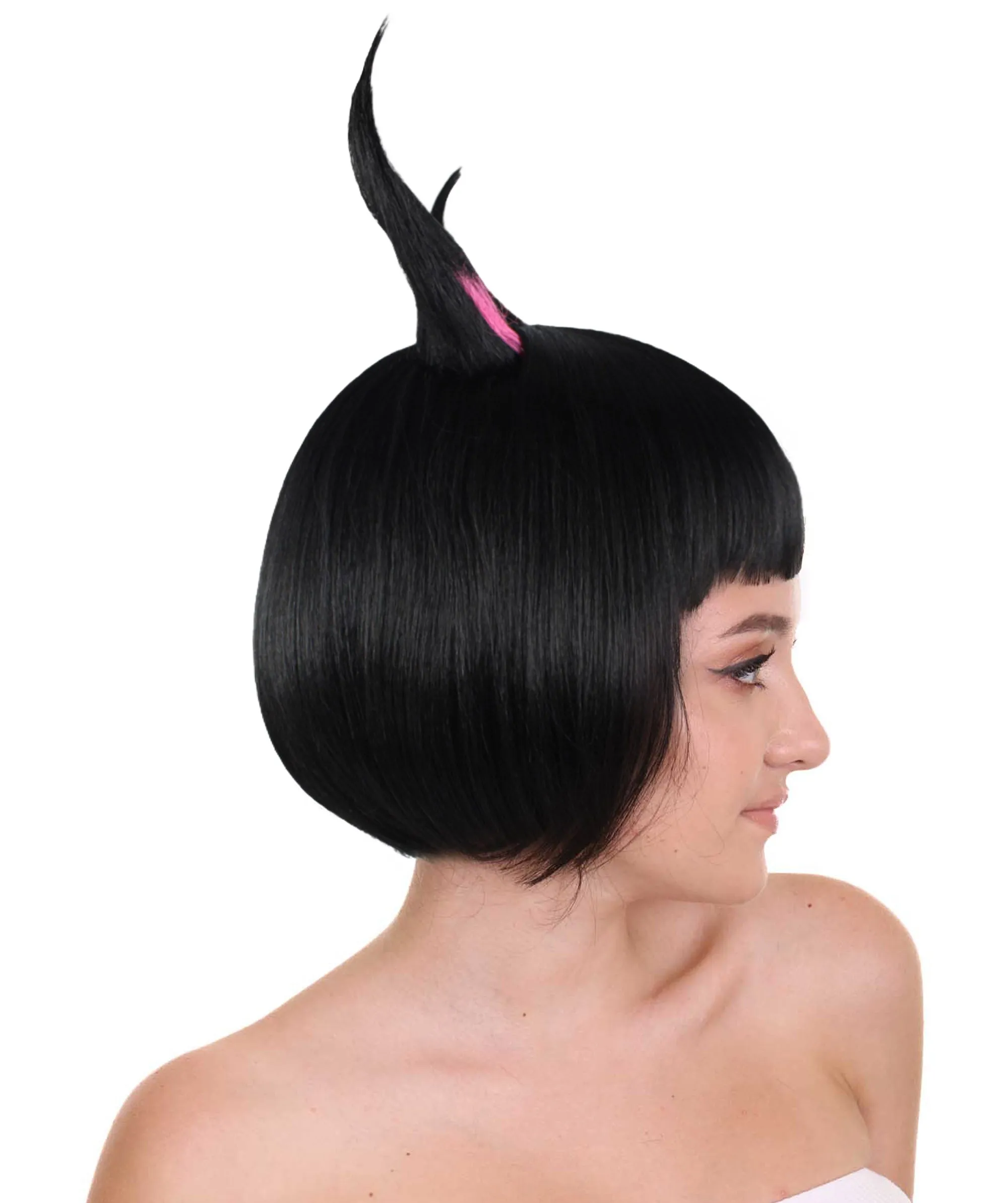 Black Bunny Womens Wig | Easter Cosplay Halloween Wig | Premium Breathable Capless Cap