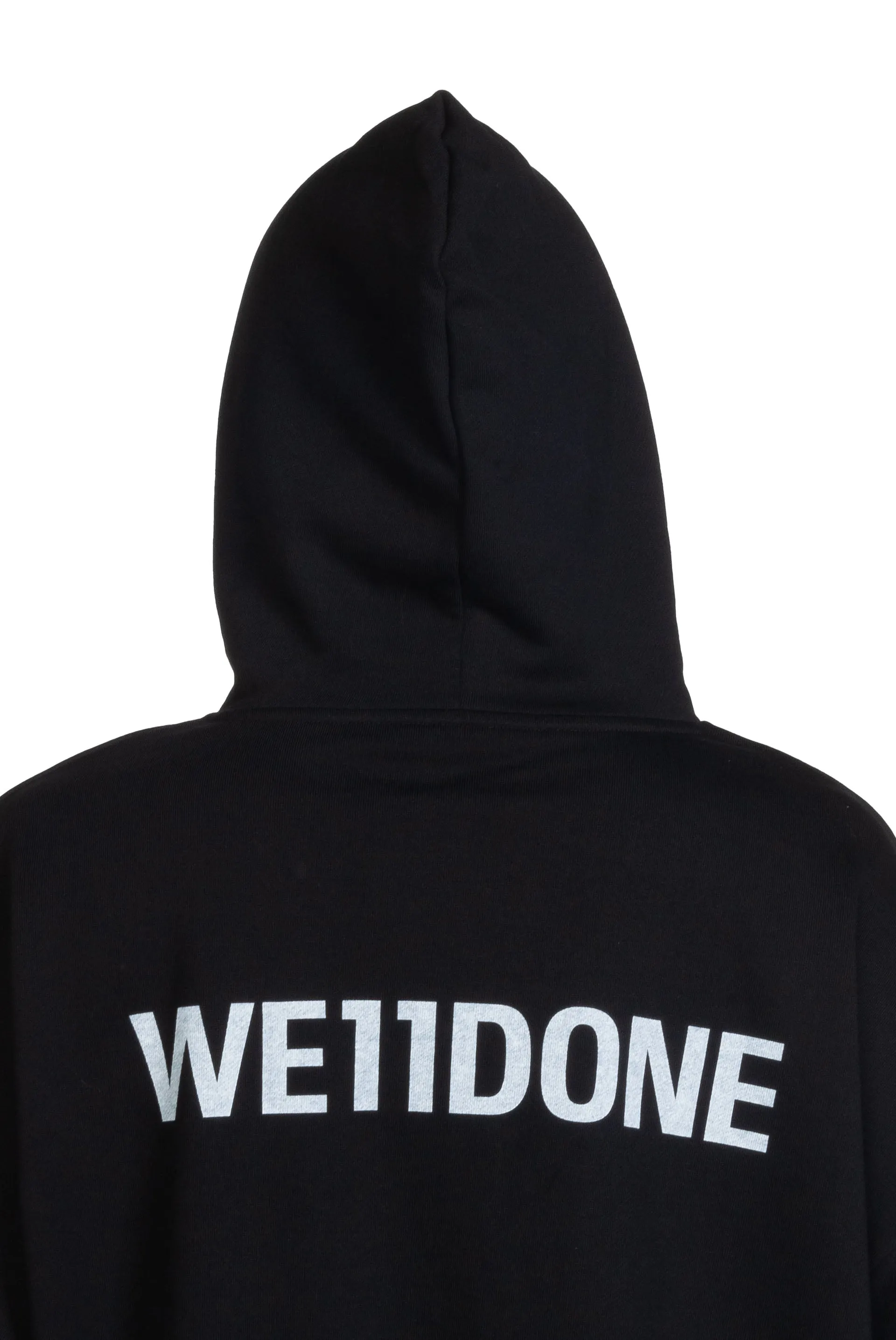 Black New Teddy Back Logo Hoodie