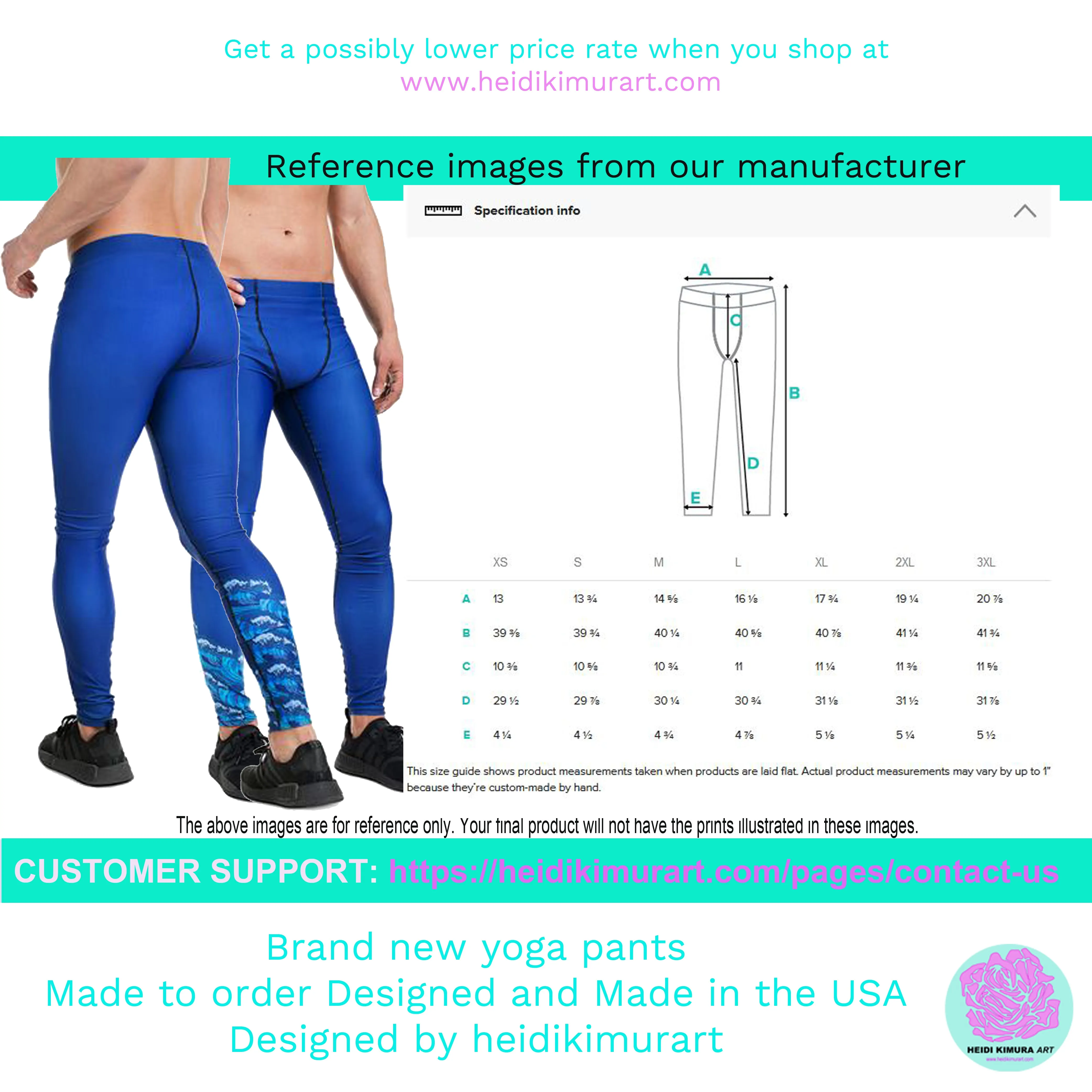 Blue Diamond Print Men's Tights, Best Sparkling Blue Diamond Print Compression Men's Leggings Activewear Tights - Made in USA/EU