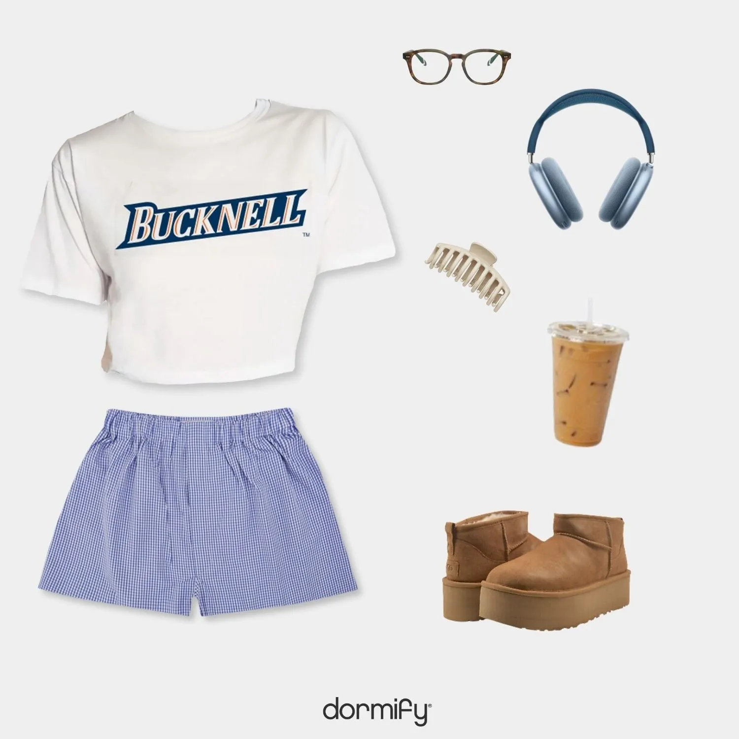 Bucknell Cropped Tee