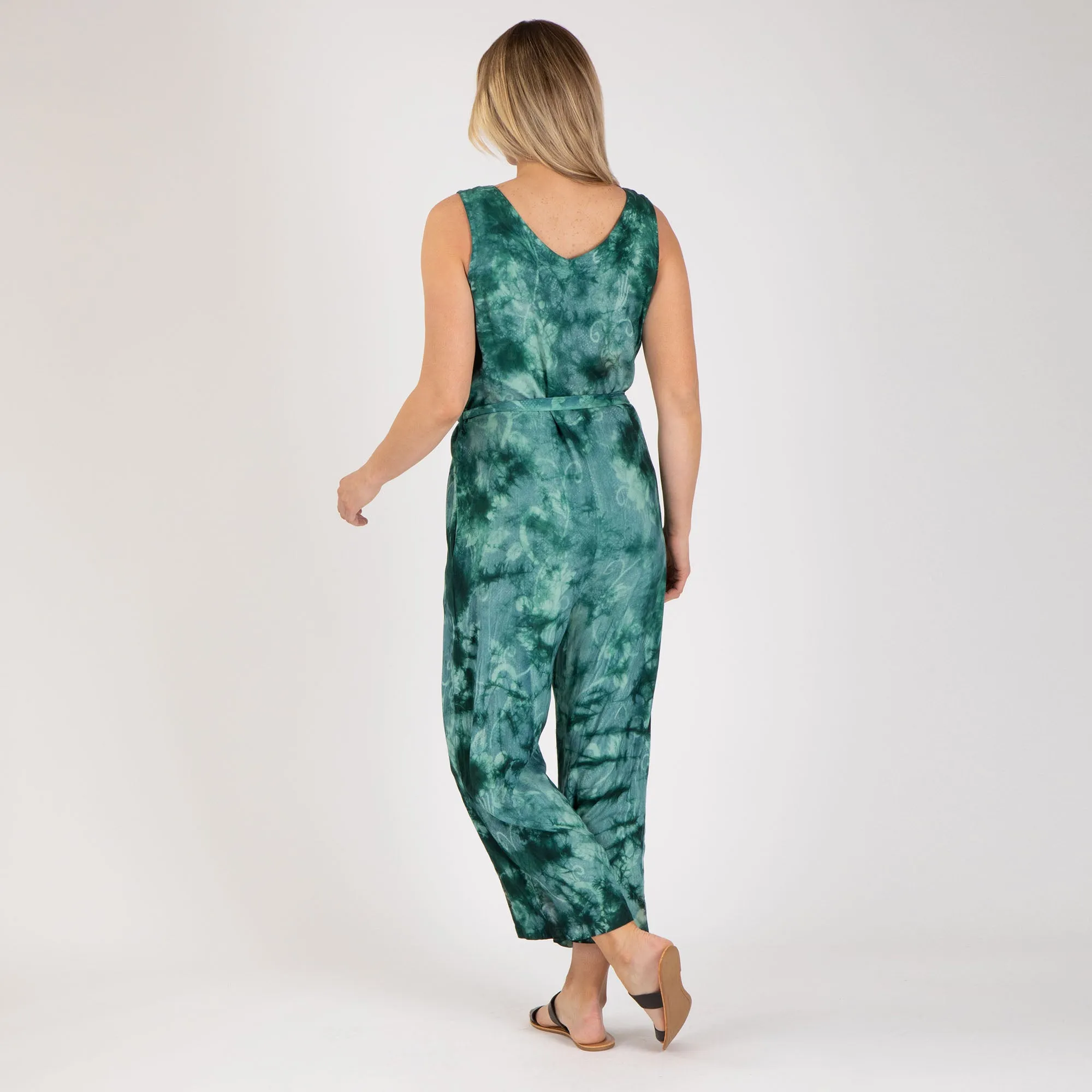 Butterflies in Bloom Hand Crafted Jumpsuit