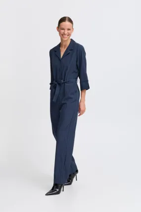 Byoung Bymmidde Jumpsuit Navy Pinstripes