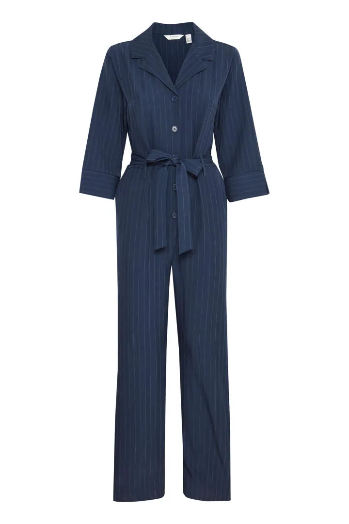 Byoung Bymmidde Jumpsuit Navy Pinstripes