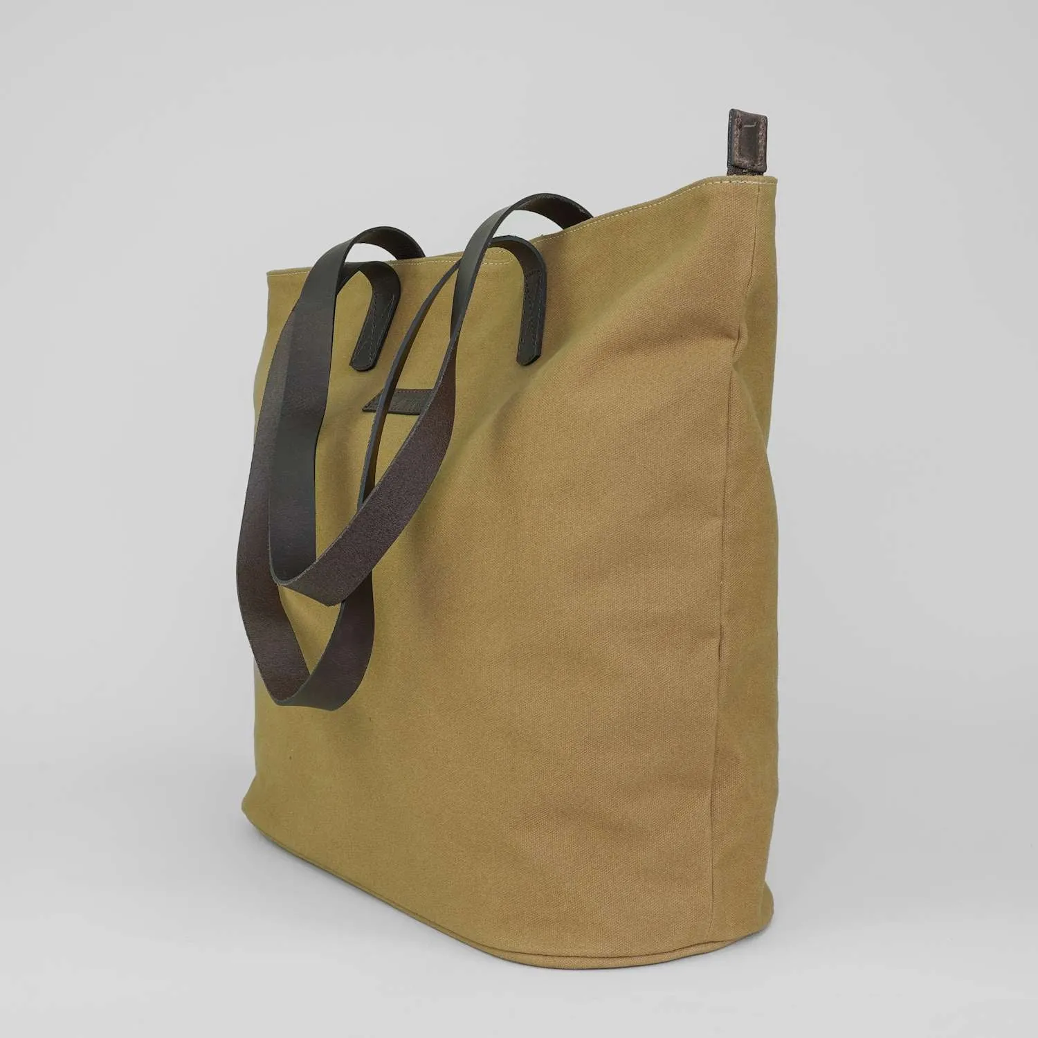 Camel Canvas Tote Bag