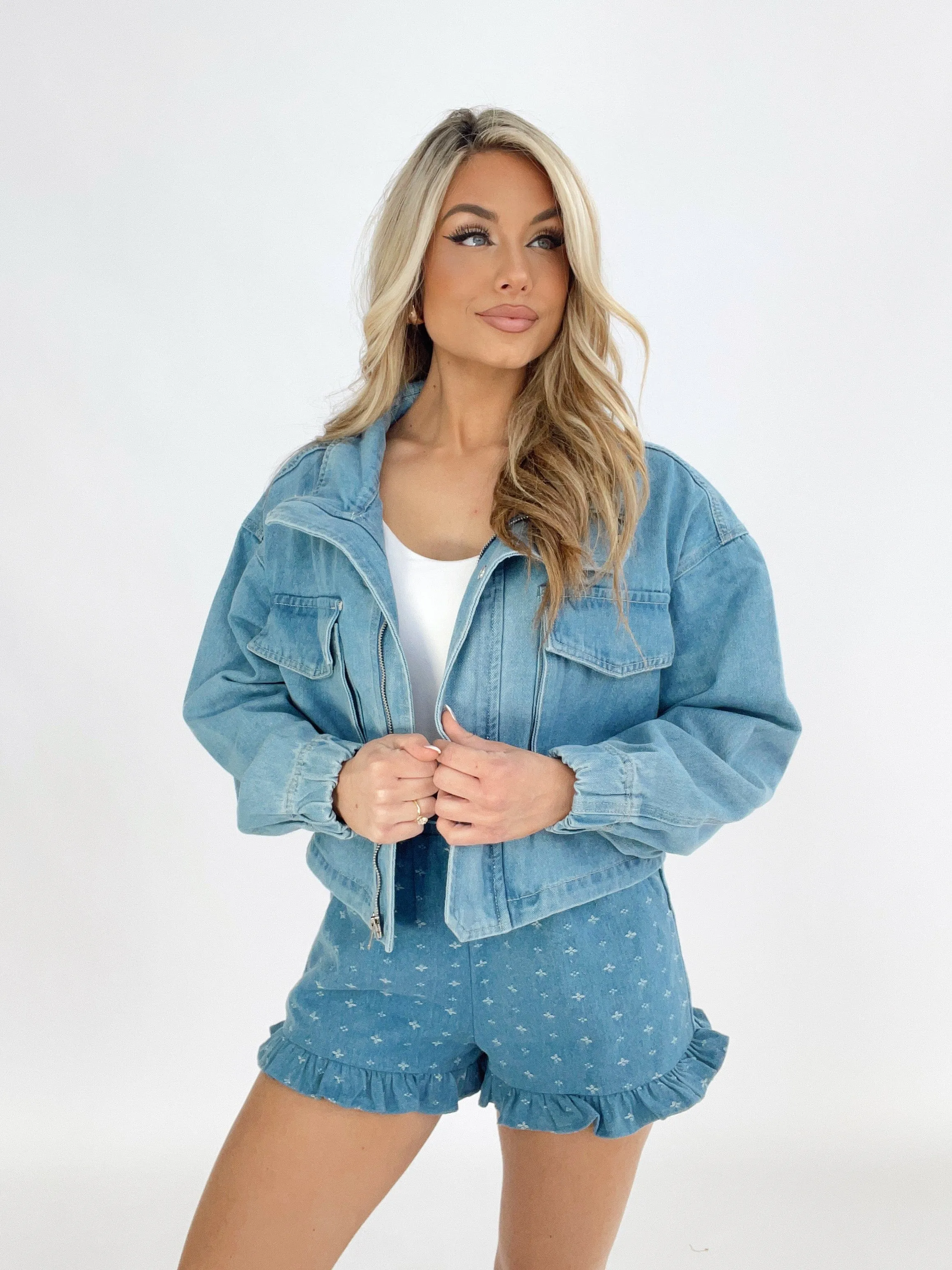 Cargo Denim Jacket