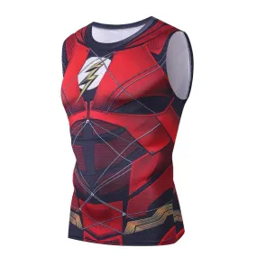 Cartoon Style FLASH Compression Tank Top