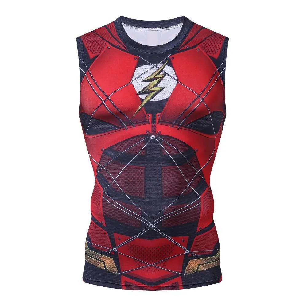 Cartoon Style FLASH Compression Tank Top