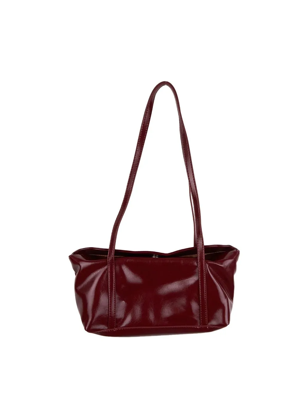 Chic Faux Leather Shoulder Bag ID402