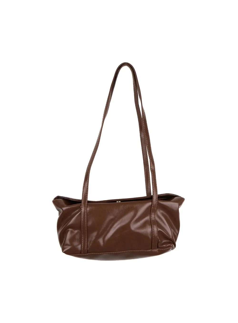 Chic Faux Leather Shoulder Bag ID402