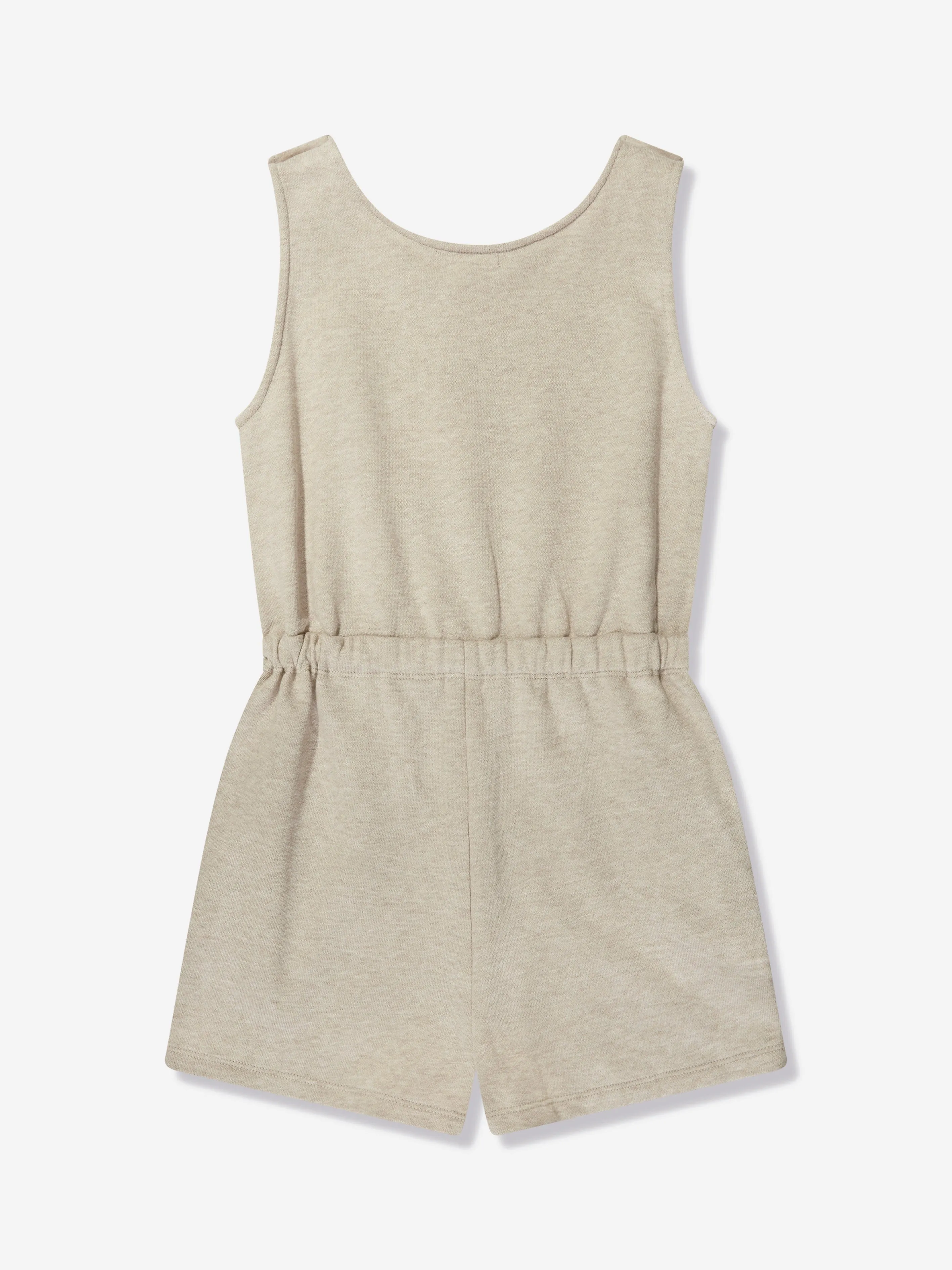 Chloé Girls Sleeveless Playsuit in Beige