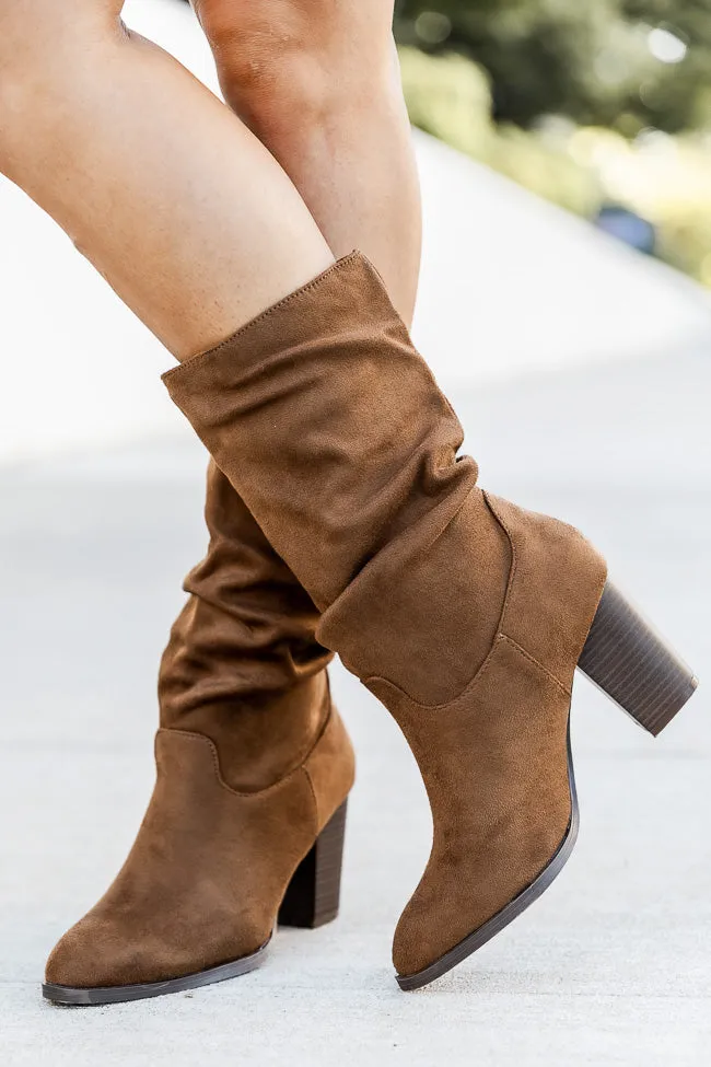 Christie Coffee Slouchy Suede Boots FINAL SALE