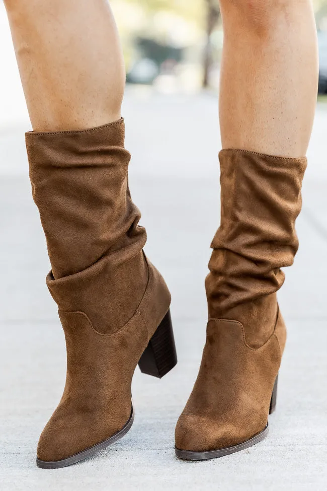 Christie Coffee Slouchy Suede Boots FINAL SALE