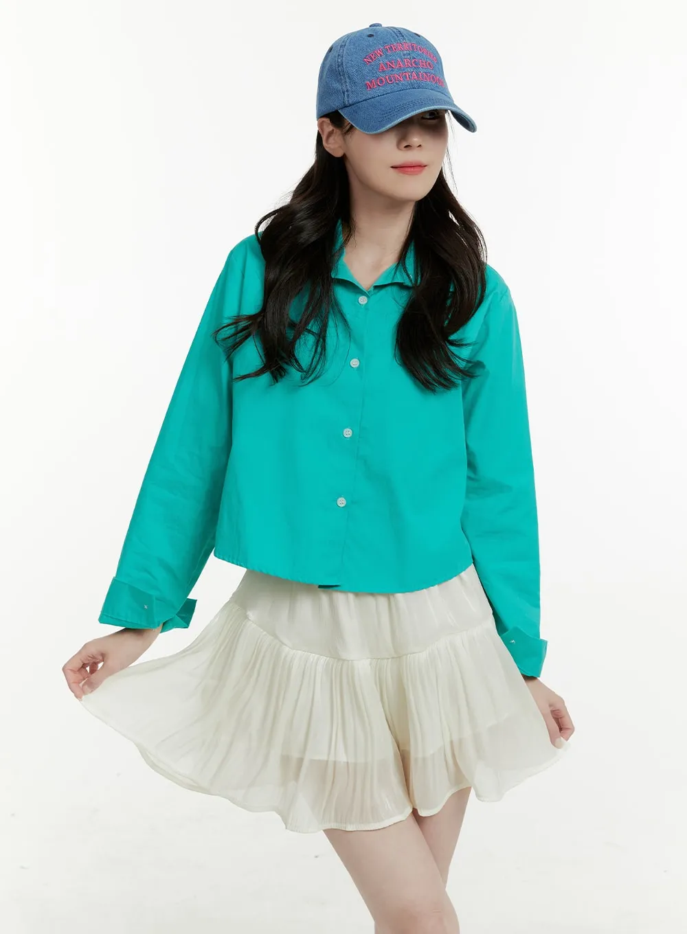 Collared Button-Up Shirt OA405