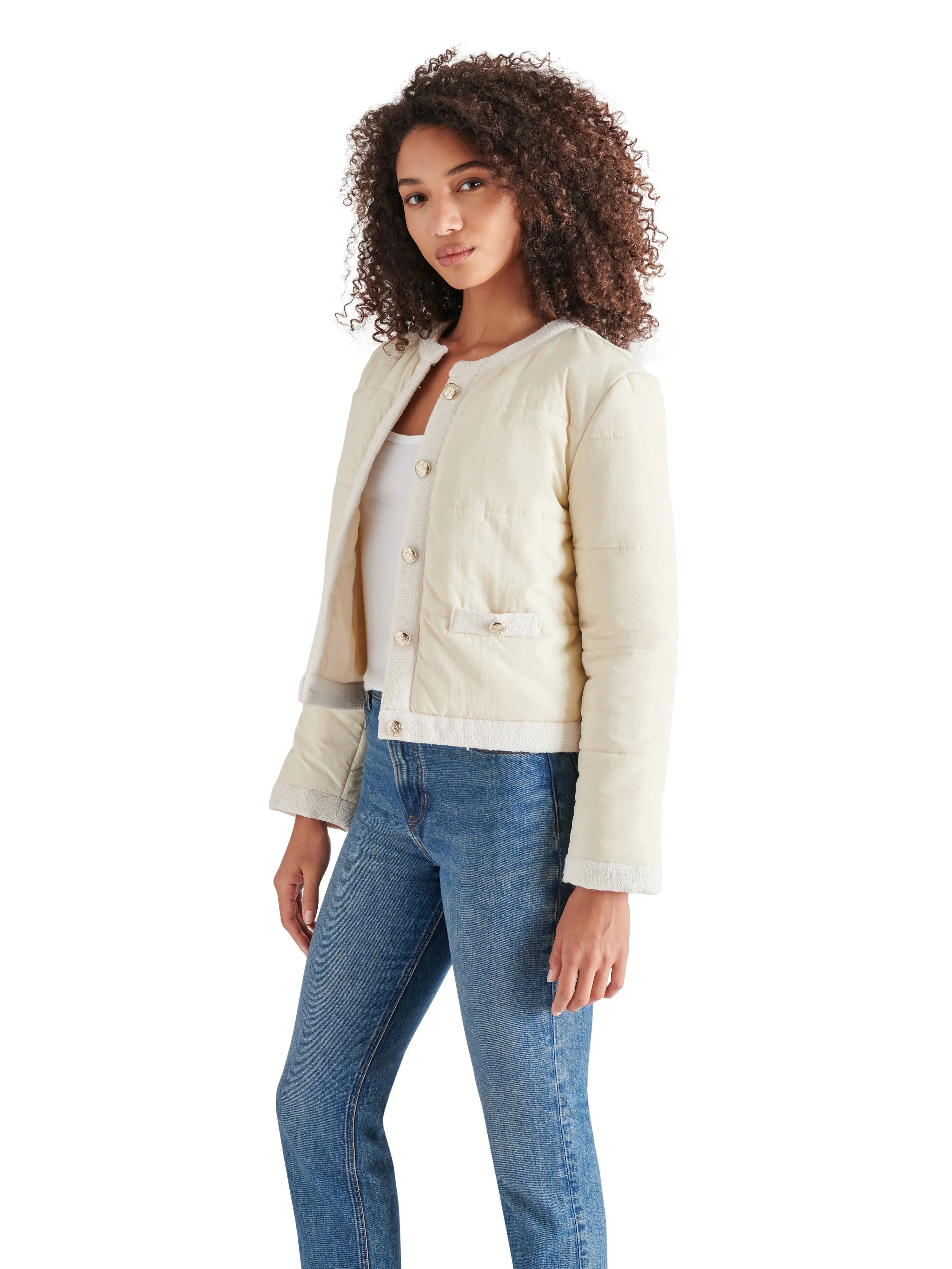 Coppelia Jacket, Cream Tan | Steve Madden