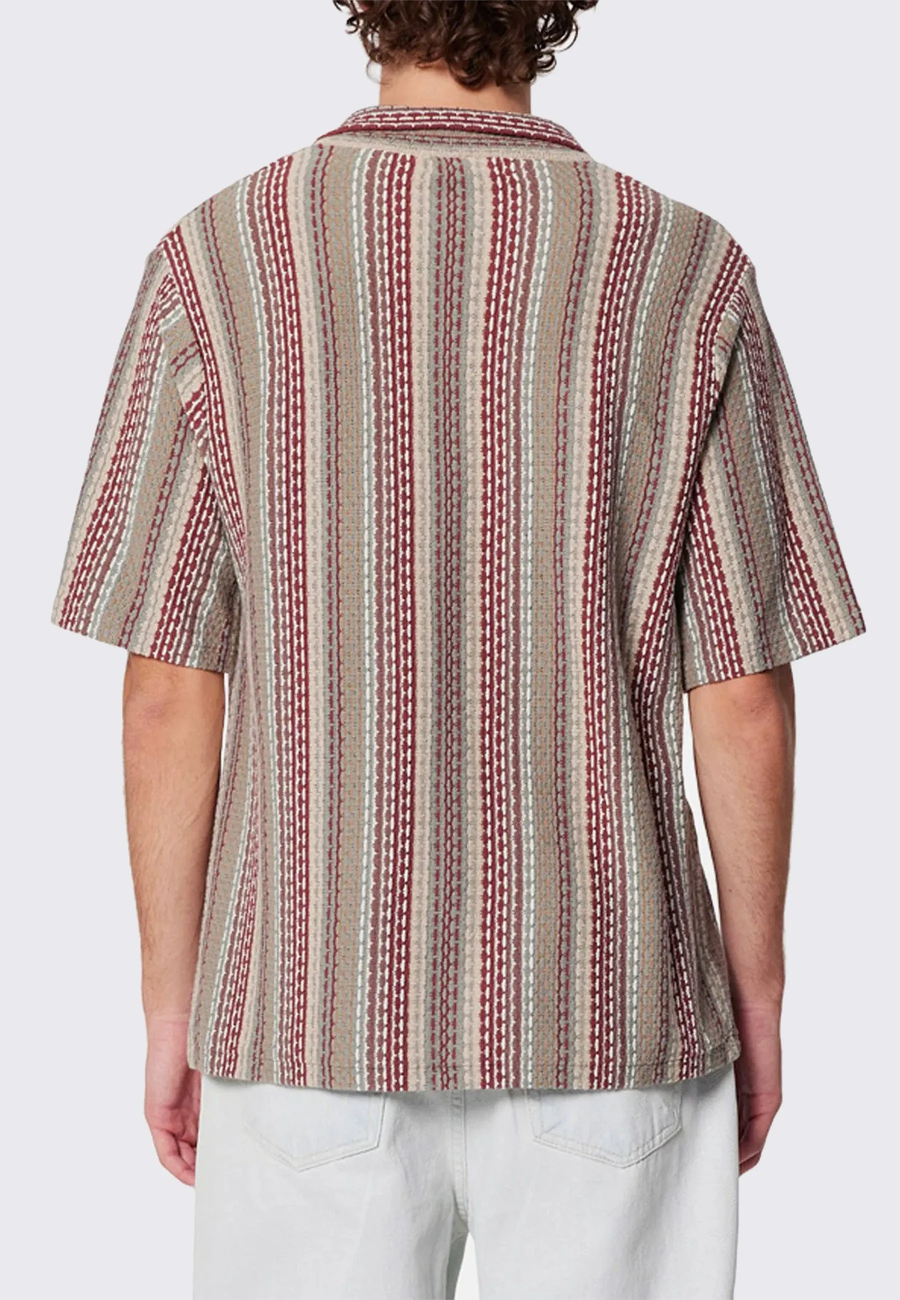 Crochet Summer Shirt - Multi Stripe