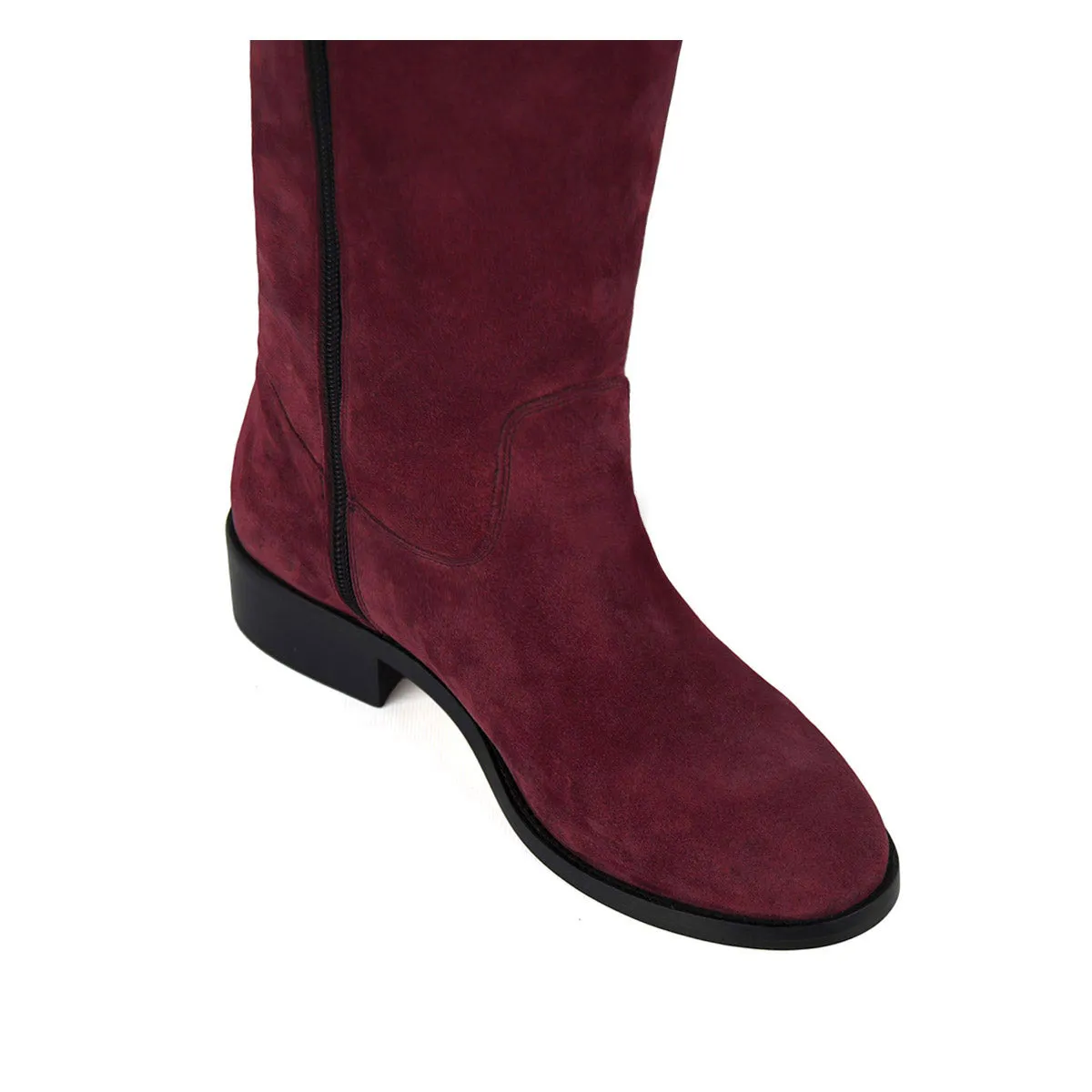 Dalia suede, burgundy