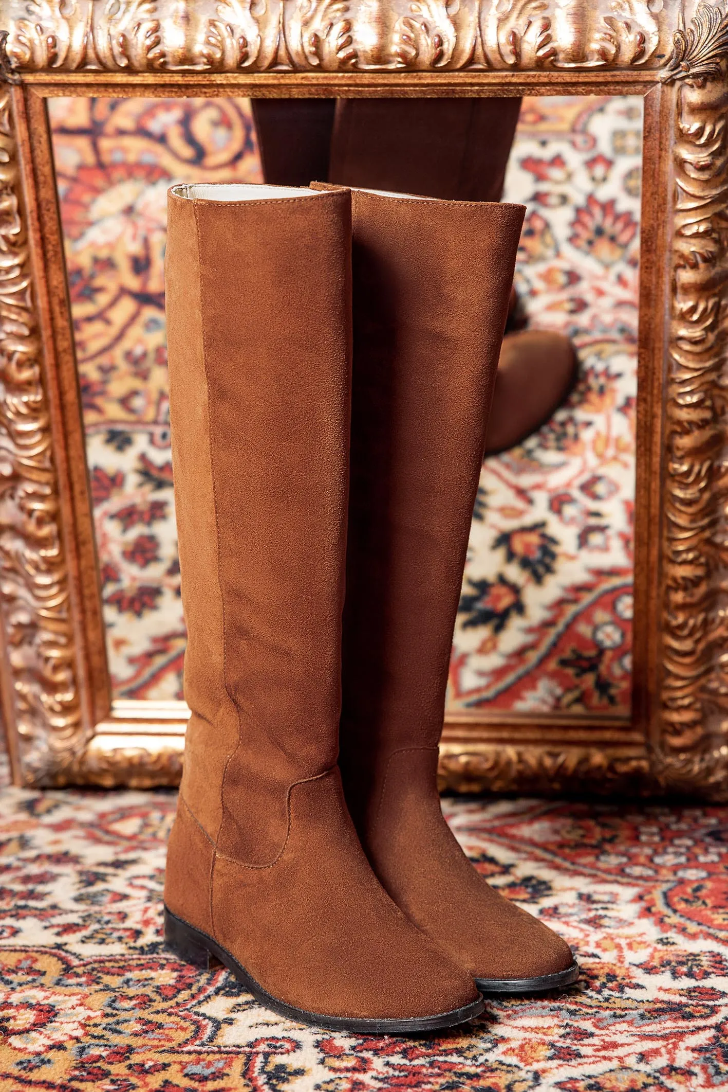 Dalia suede, cognac