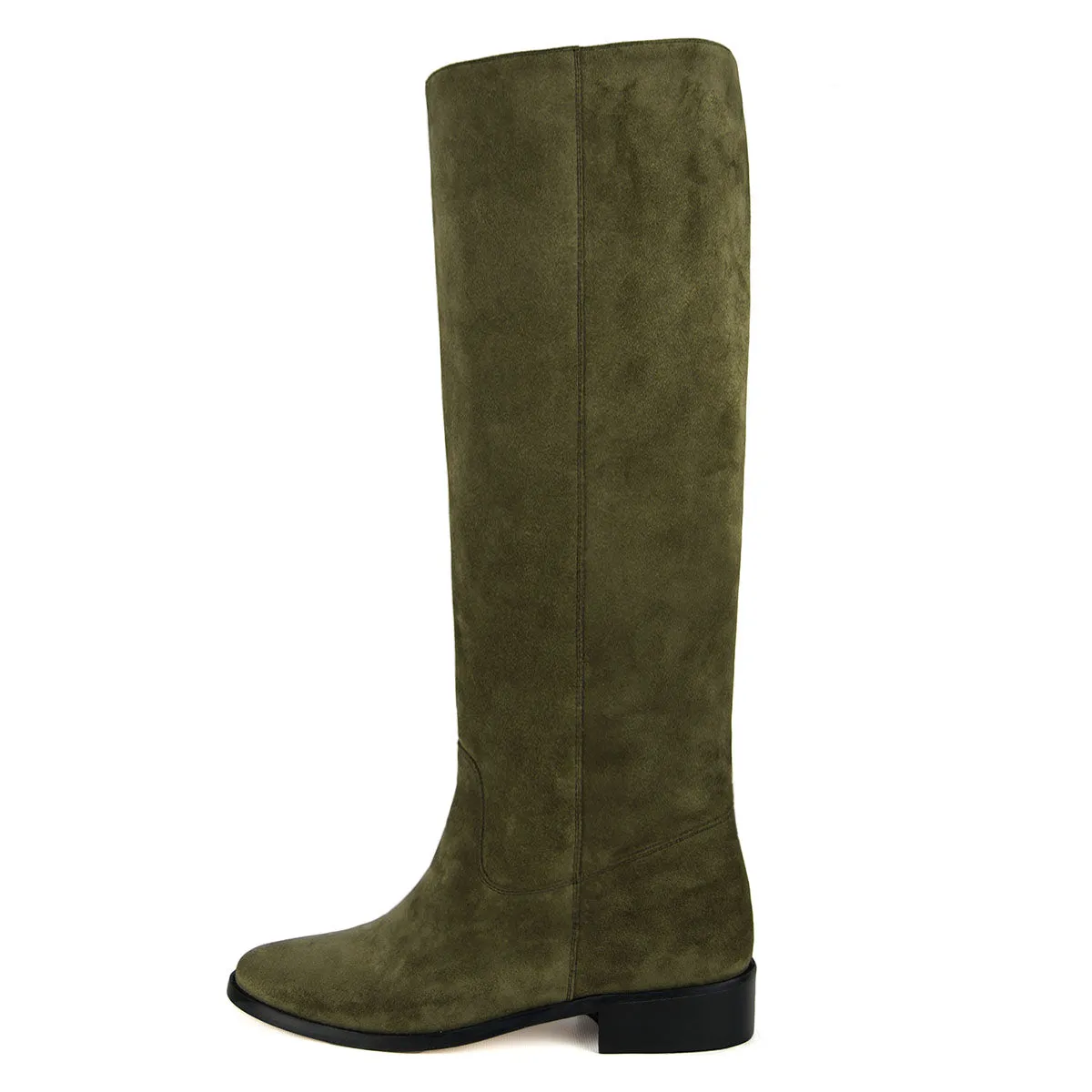 Dalia suede, olive green