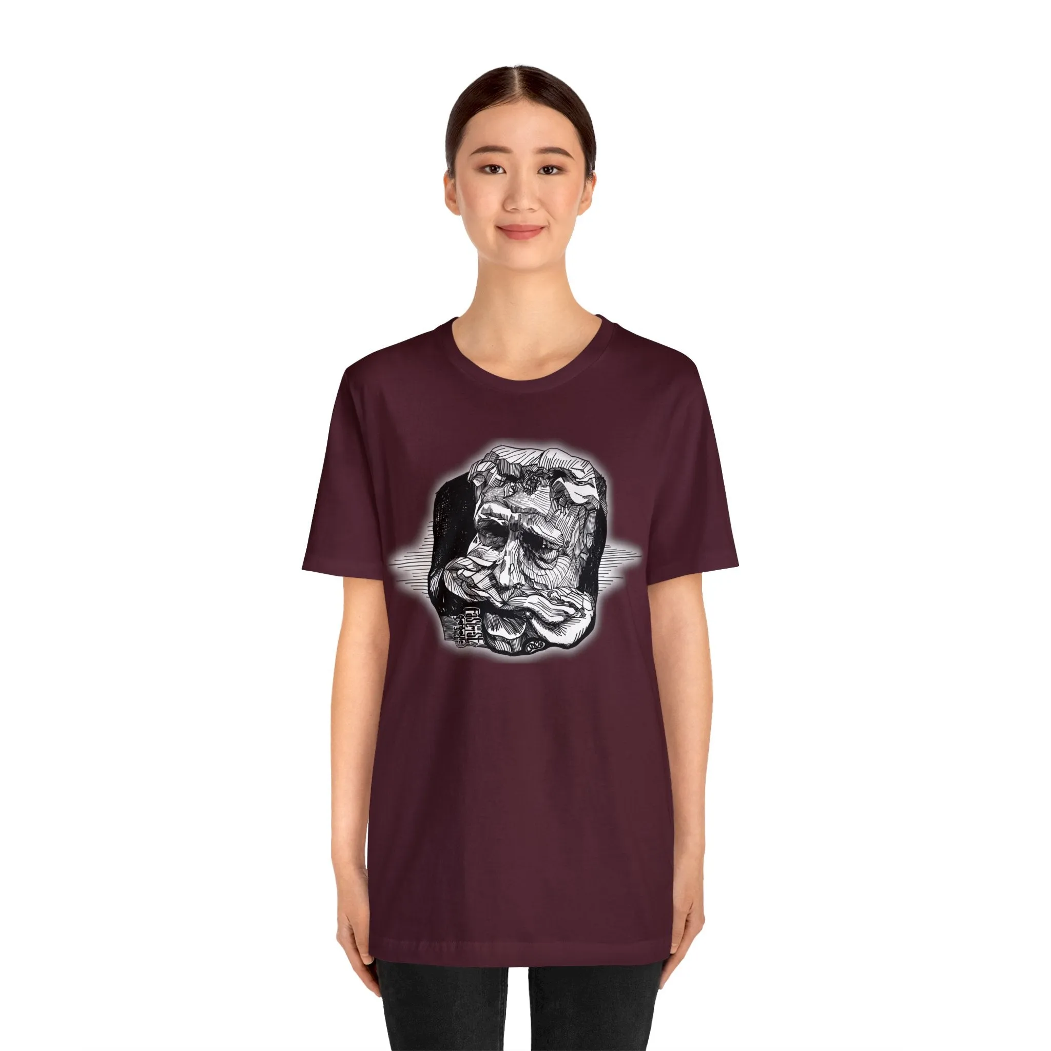 Easternmost Gargoyle of Dunans Bridge Short Sleeve Tee