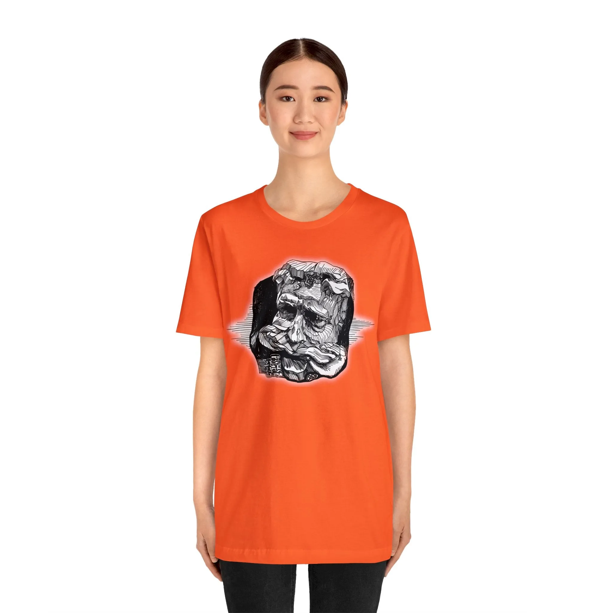 Easternmost Gargoyle of Dunans Bridge Short Sleeve Tee