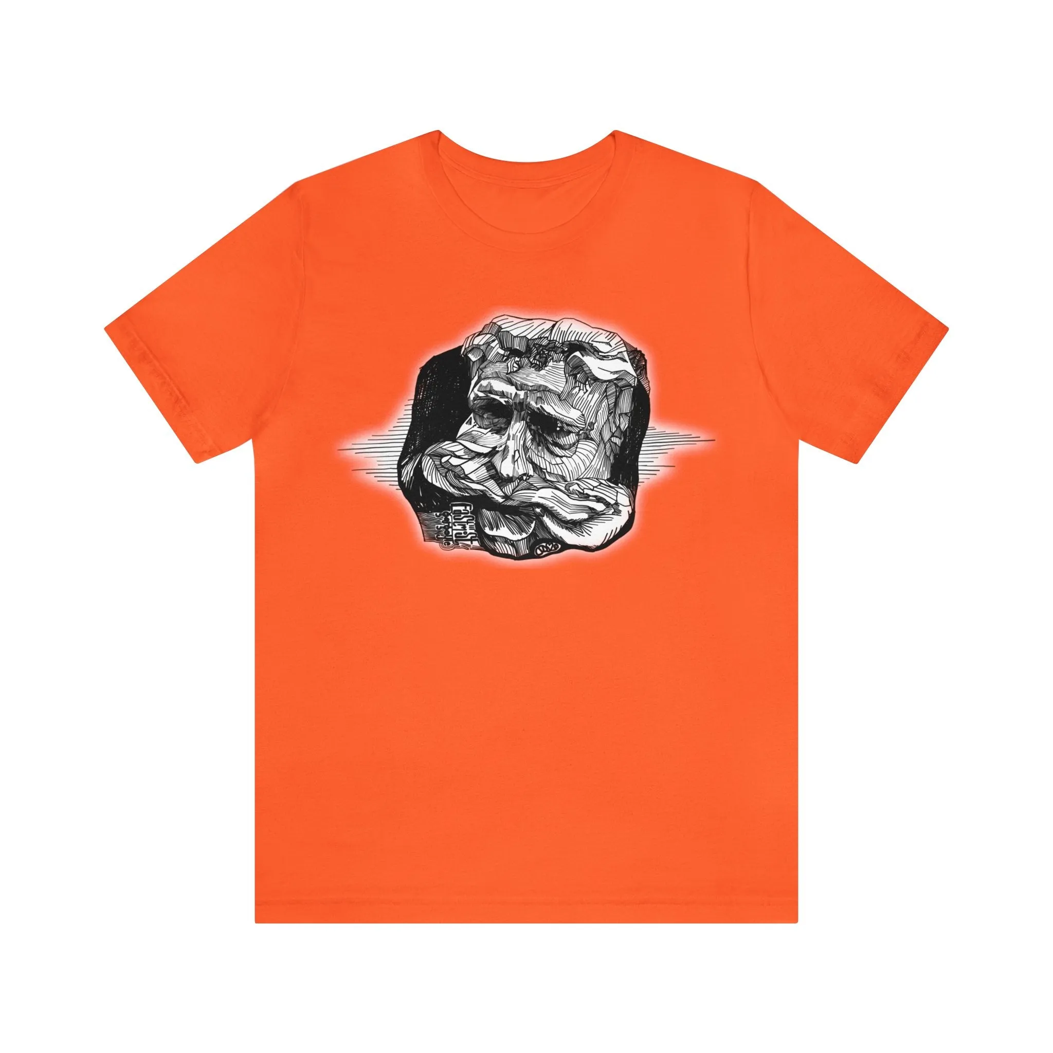 Easternmost Gargoyle of Dunans Bridge Short Sleeve Tee