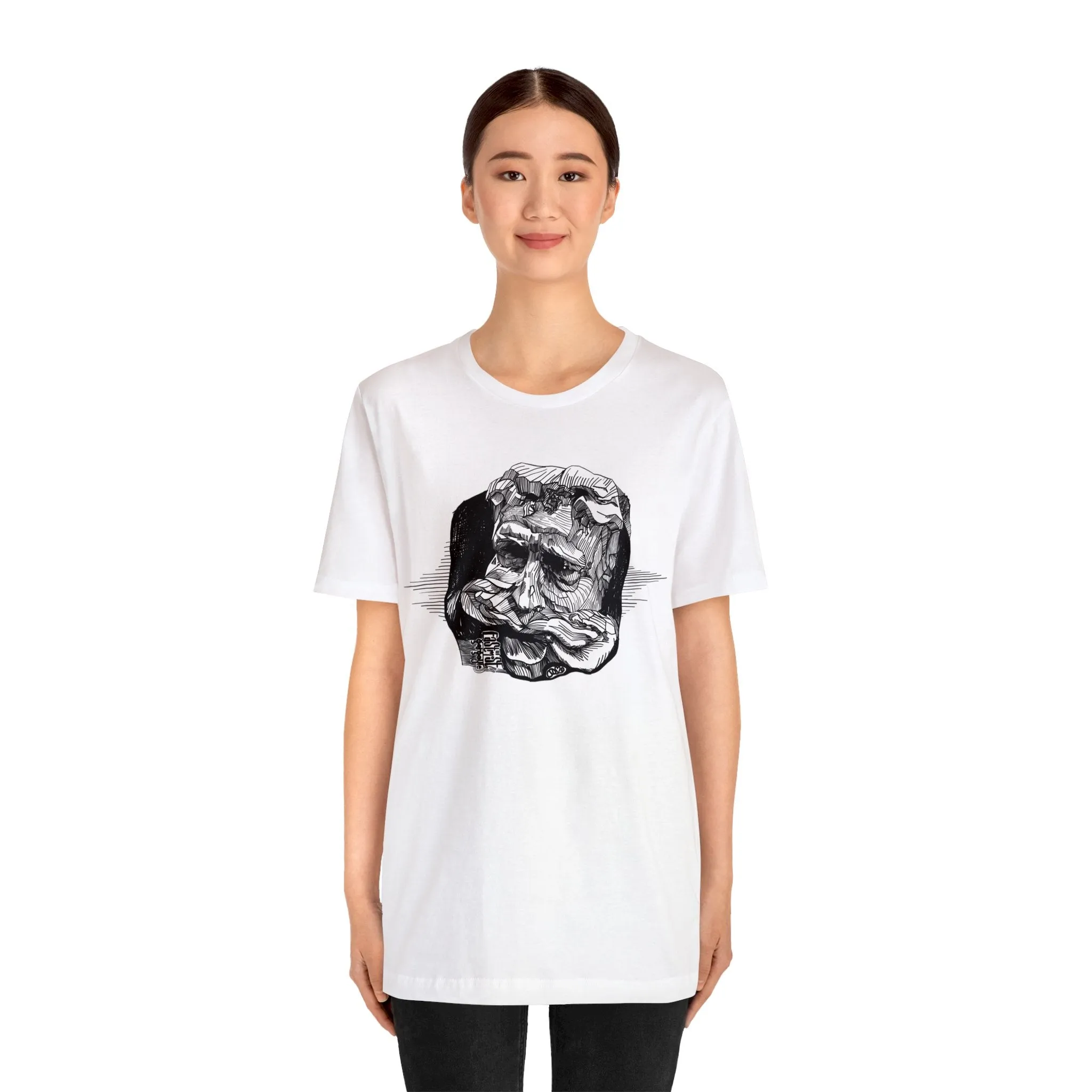 Easternmost Gargoyle of Dunans Bridge Short Sleeve Tee