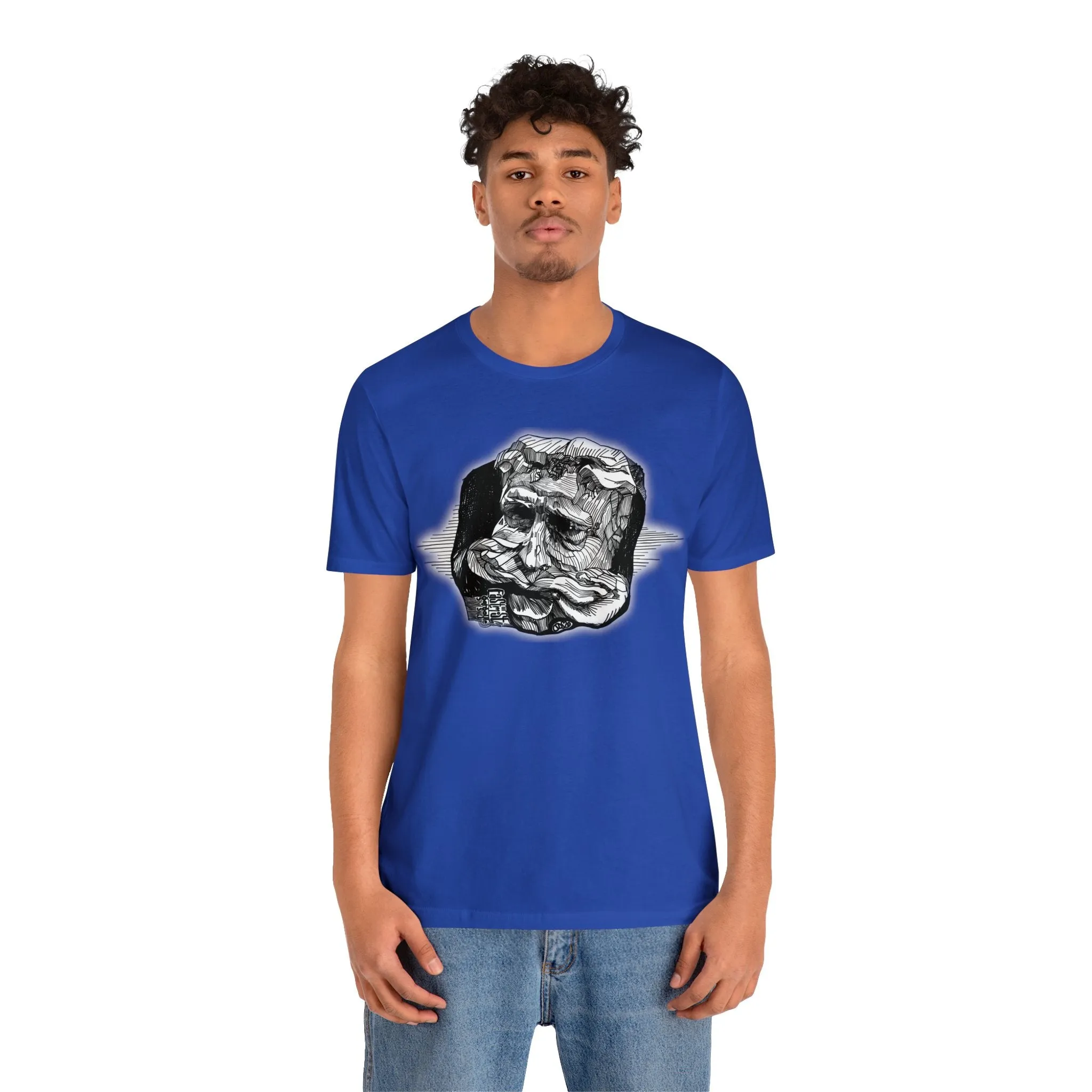 Easternmost Gargoyle of Dunans Bridge Short Sleeve Tee