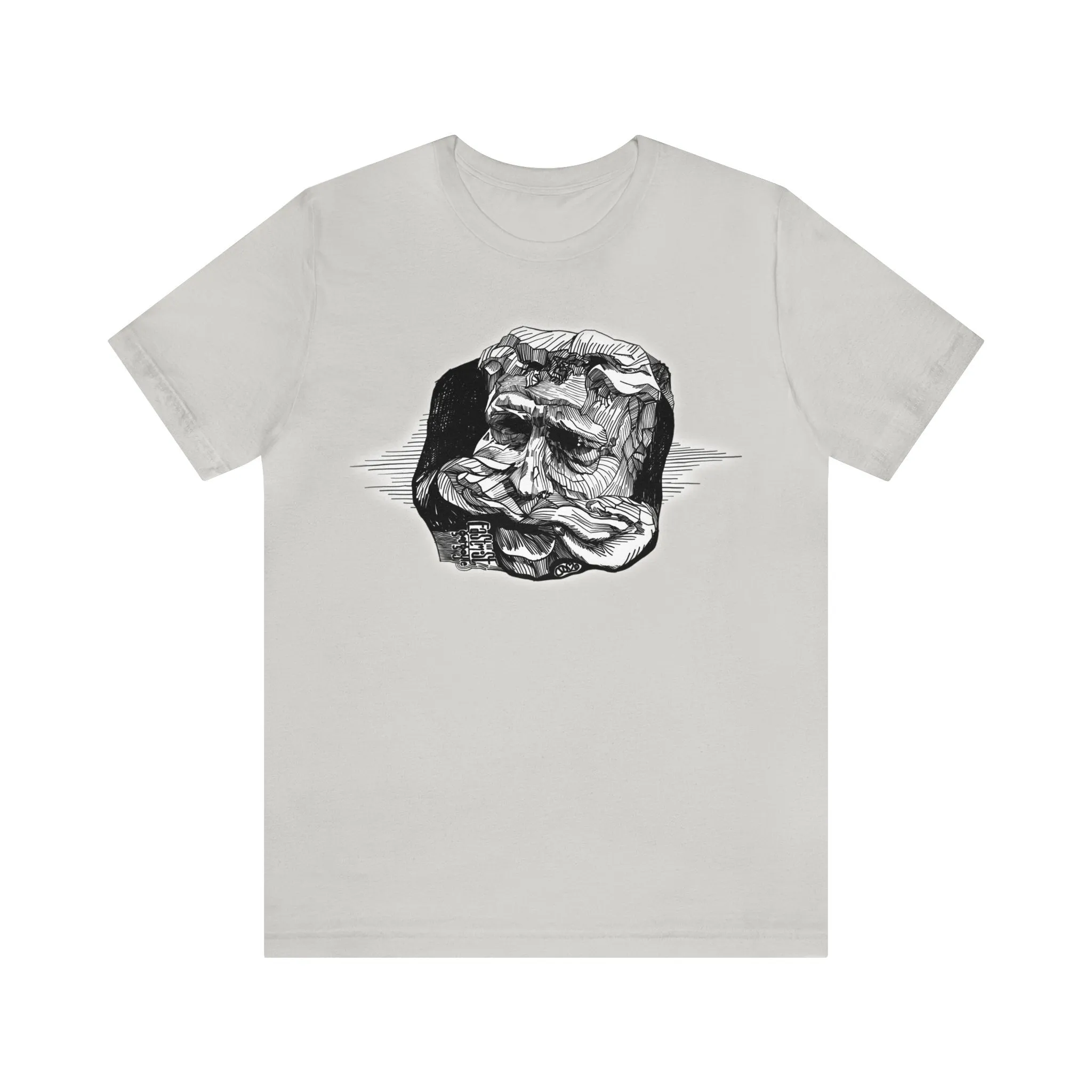 Easternmost Gargoyle of Dunans Bridge Short Sleeve Tee