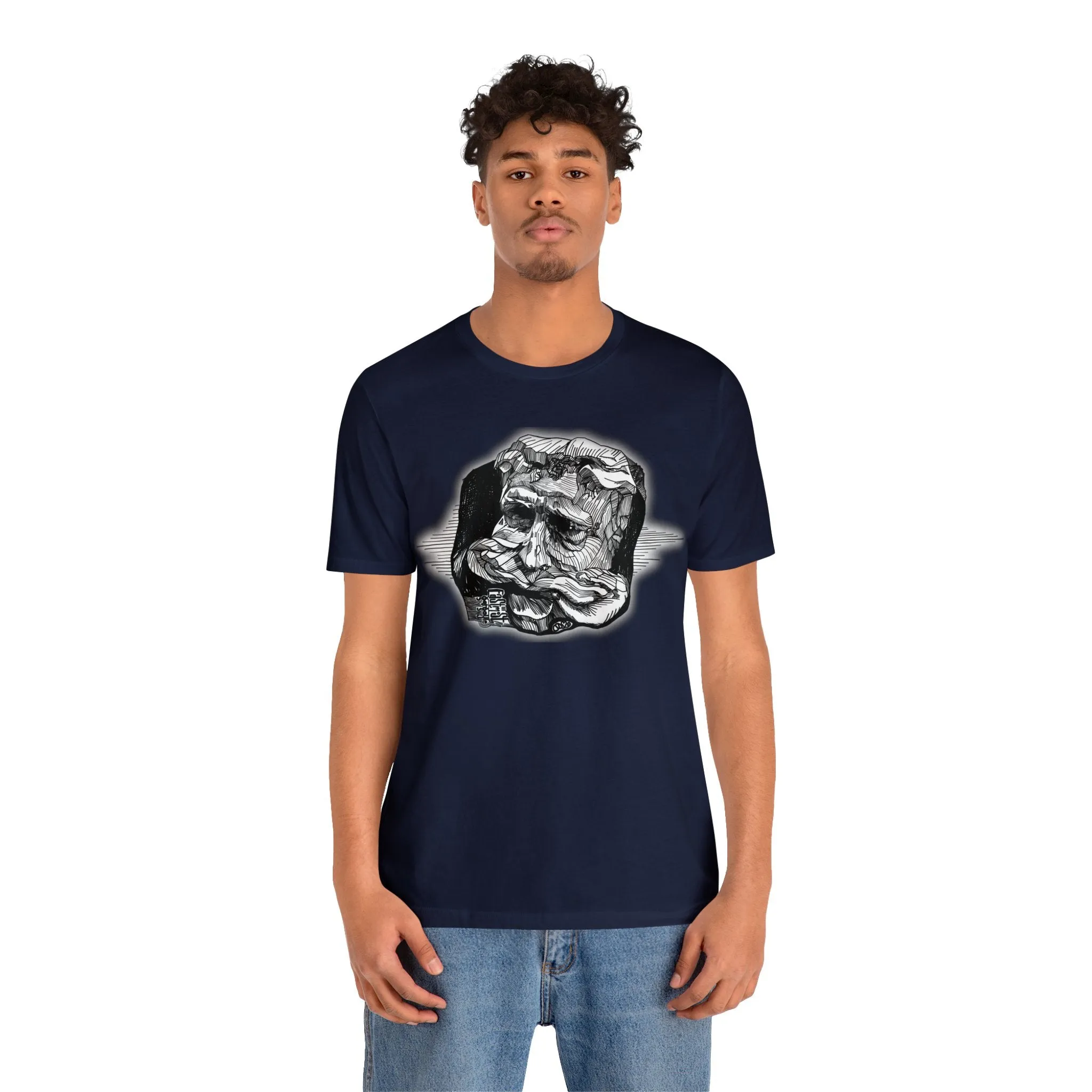 Easternmost Gargoyle of Dunans Bridge Short Sleeve Tee